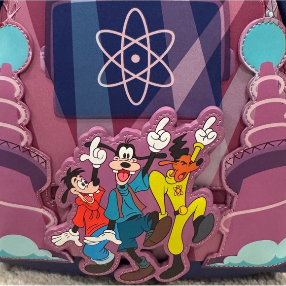 Loungefly Disney A Goofy Movie Powerline Eye To Eye Mini Backpack & Dust Bag - Picture 3 of 15